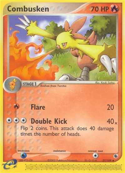 Combusken (27/109) [EX: Ruby & Sapphire] | Exor Games New Glasgow