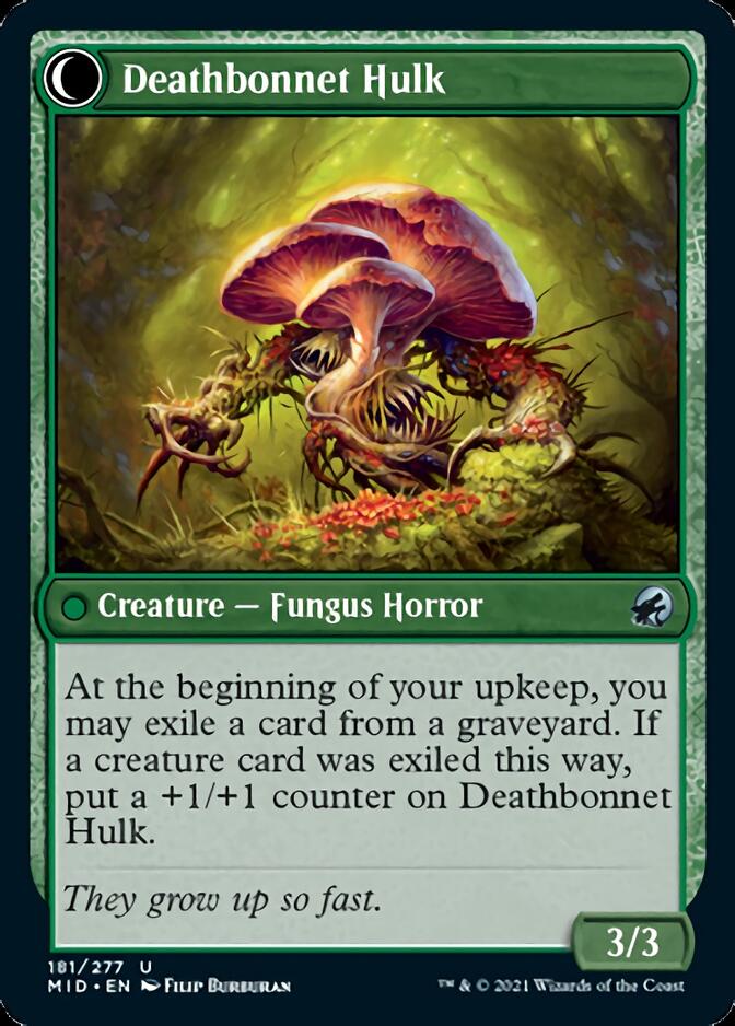 Deathbonnet Sprout // Deathbonnet Hulk [Innistrad: Midnight Hunt] | Exor Games New Glasgow