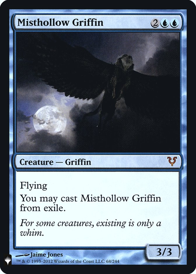 Misthollow Griffin [Mystery Booster] | Exor Games New Glasgow