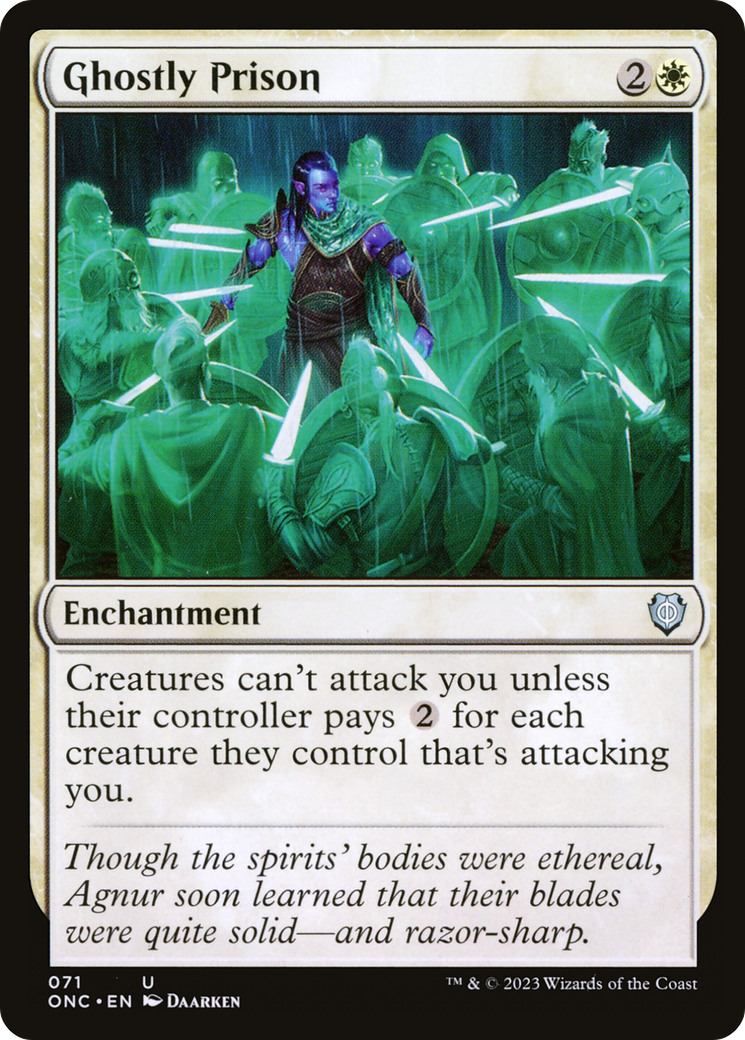 Ghostly Prison [Phyrexia: All Will Be One Commander] | Exor Games New Glasgow
