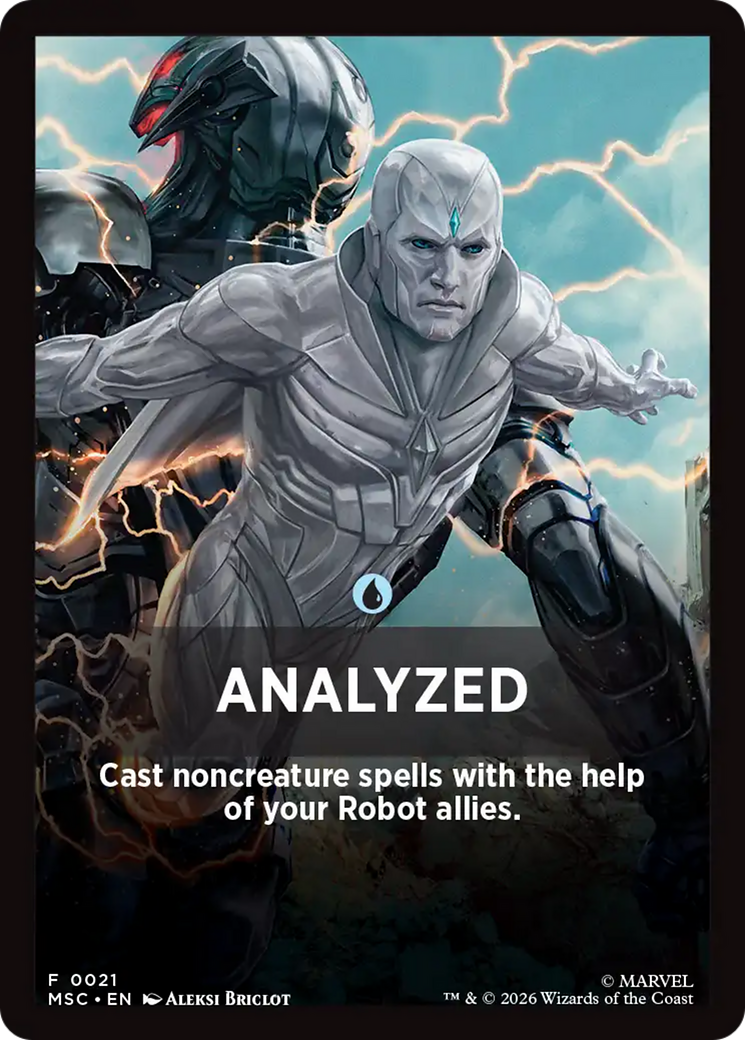 Analyzed Theme Card [Marvel Super Heroes Commander] | Exor Games New Glasgow