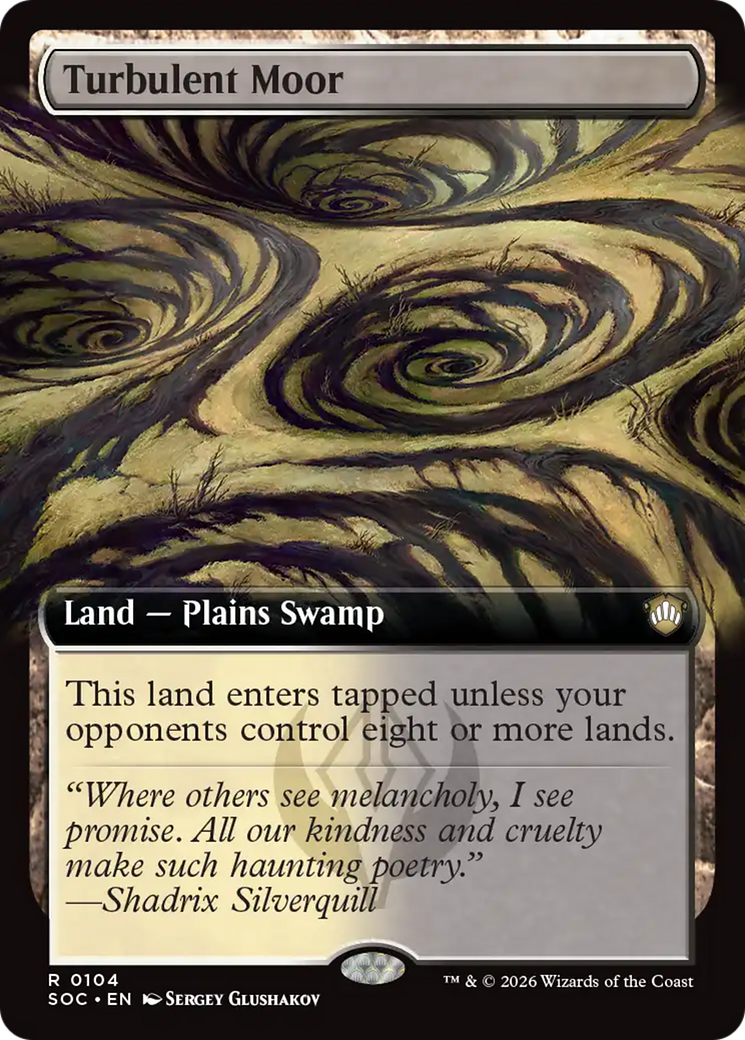 Turbulent Moor (Extended Art) [Secrets of Strixhaven Commander] | Exor Games New Glasgow
