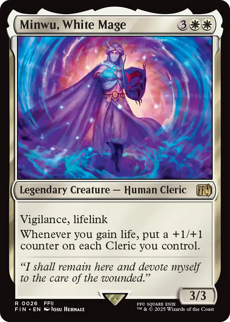 Minwu, White Mage [FINAL FANTASY] | Exor Games New Glasgow