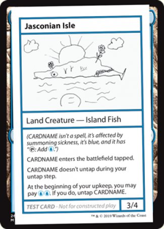 Jasconian Isle (2021 Edition) [Mystery Booster Playtest Cards] | Exor Games New Glasgow