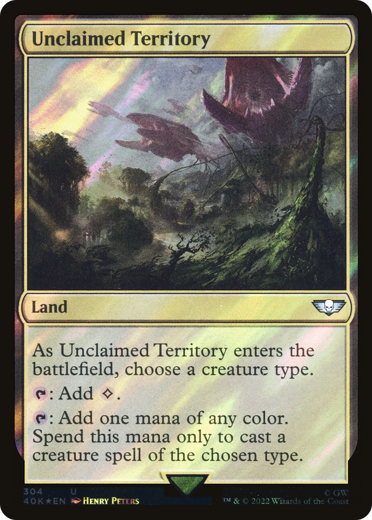 Unclaimed Territory (Surge Foil) [Marvel Super Heroes Commander] | Exor Games New Glasgow