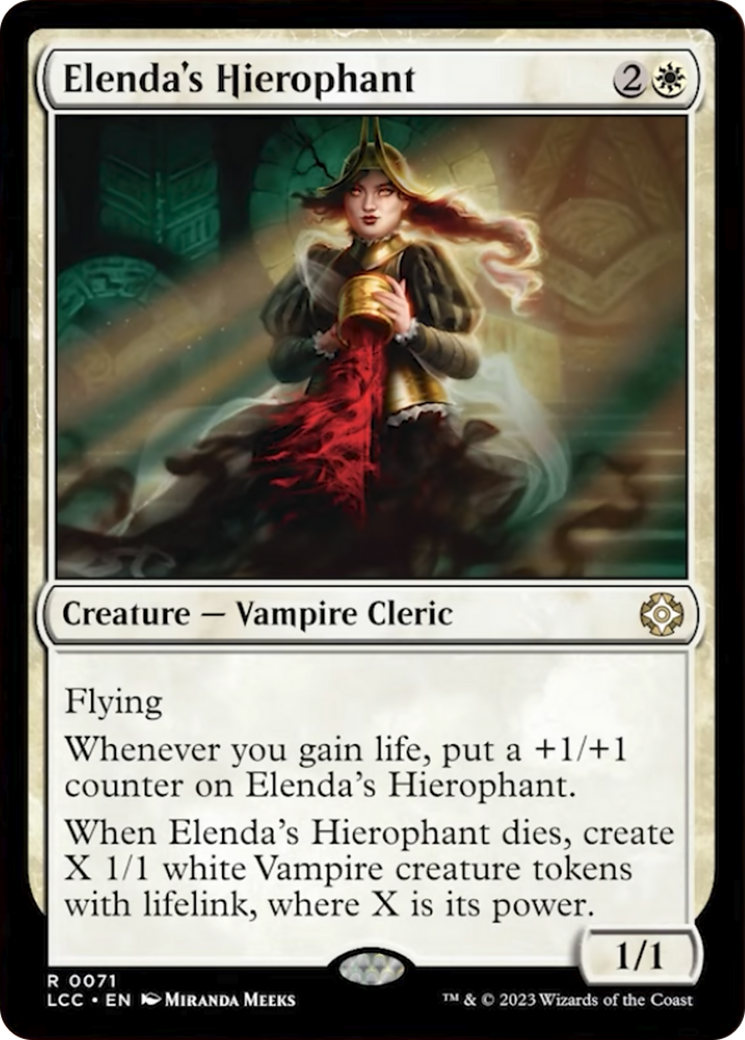 Elenda's Hierophant [The Lost Caverns of Ixalan Commander] | Exor Games New Glasgow
