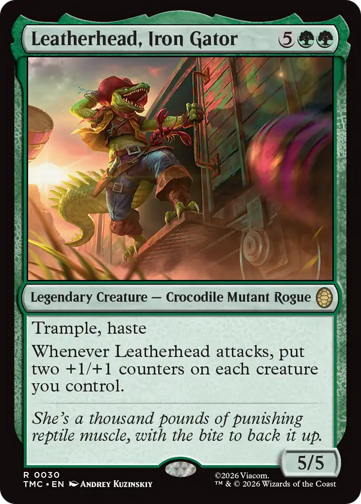 Leatherhead, Iron Gator [Teenage Mutant Ninja Turtles Commander] | Exor Games New Glasgow