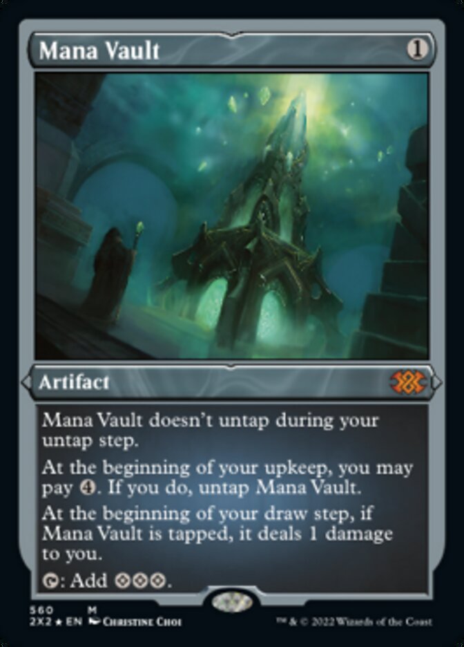 Mana Vault (Foil Etched) [Double Masters 2022] | Exor Games New Glasgow