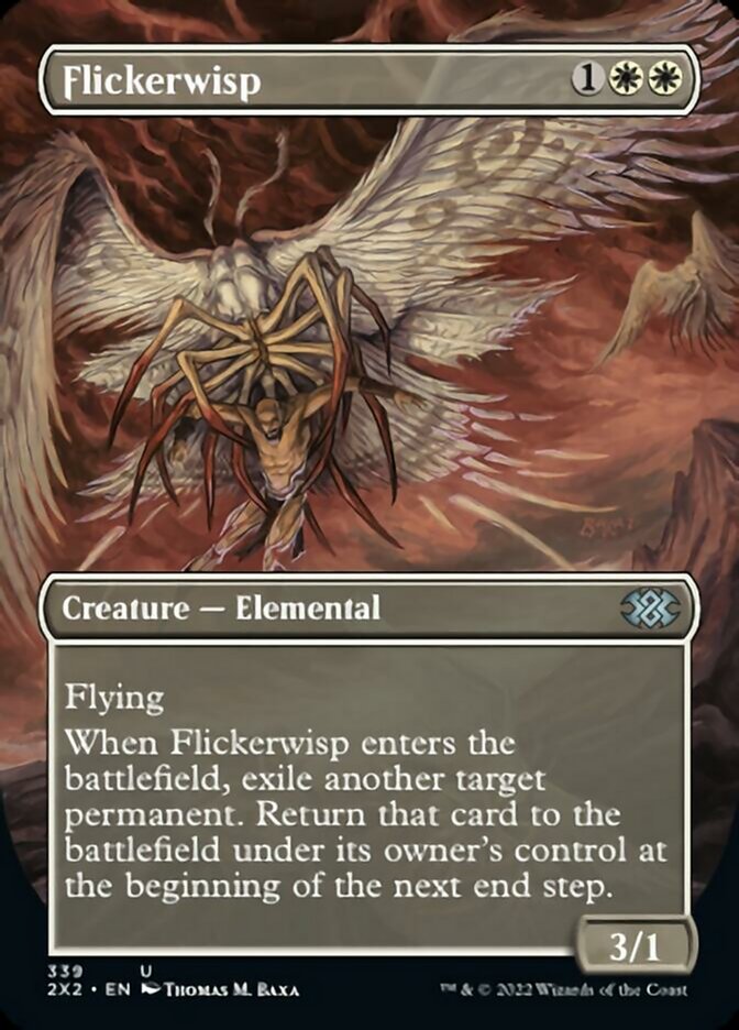 Flickerwisp (Borderless Alternate Art) [Double Masters 2022] | Exor Games New Glasgow