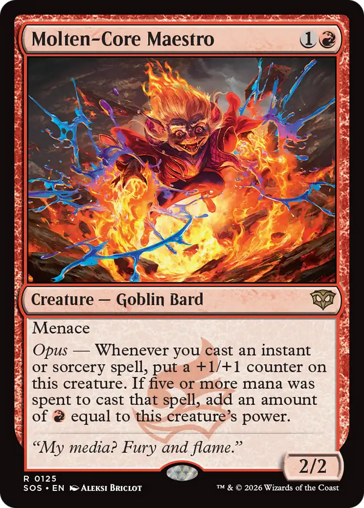 Molten-Core Maestro [Secrets of Strixhaven] | Exor Games New Glasgow