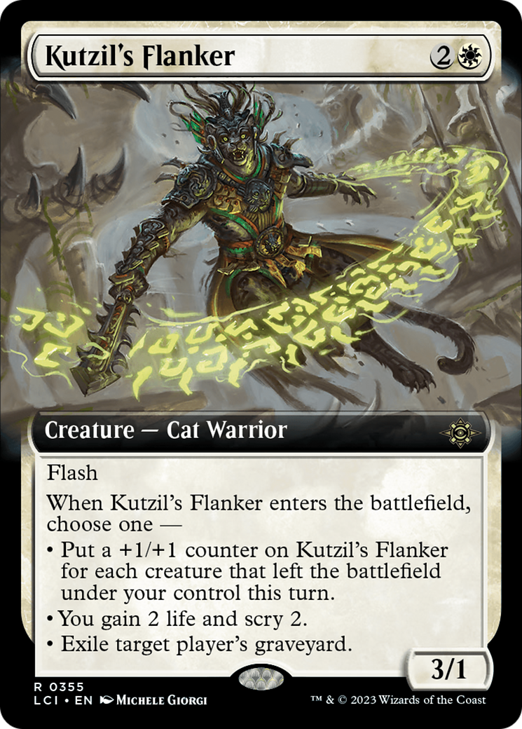 Kutzil's Flanker (Extended Art) [The Lost Caverns of Ixalan] | Exor Games New Glasgow