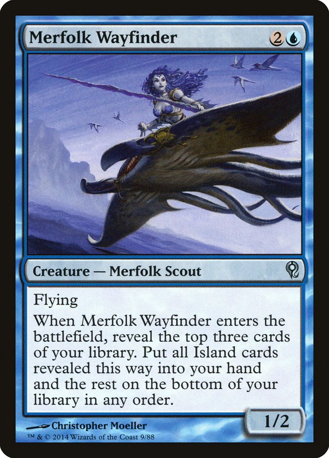 Merfolk Wayfinder [Duel Decks: Jace vs. Vraska] | Exor Games New Glasgow