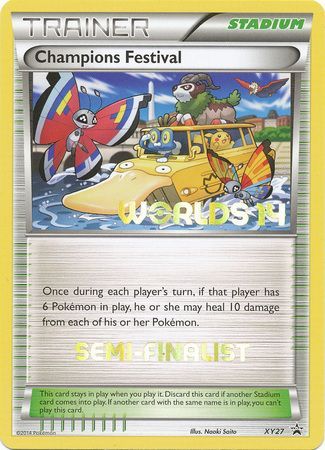 Champions Festival (XY27) (2014 Semi Finalist) [XY: Black Star Promos] | Exor Games New Glasgow