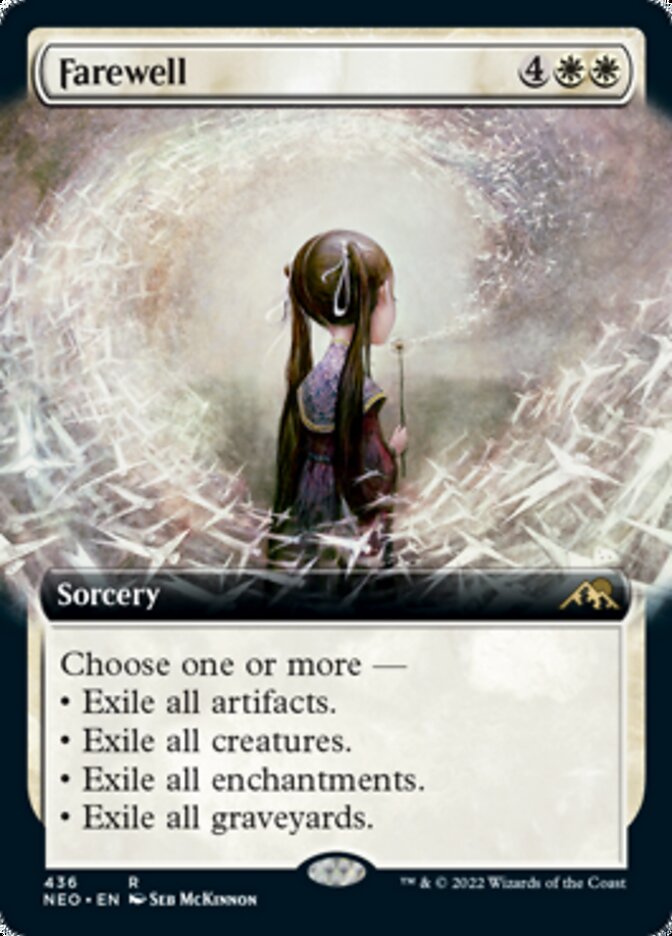 Farewell (Extended Art) [Kamigawa: Neon Dynasty] | Exor Games New Glasgow