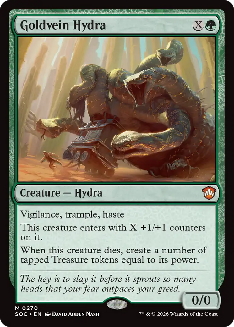 Goldvein Hydra [Secrets of Strixhaven Commander] | Exor Games New Glasgow