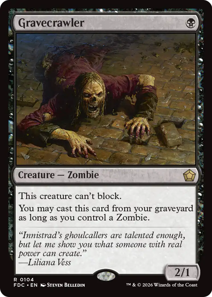 Gravecrawler [Foundations Commander] | Exor Games New Glasgow