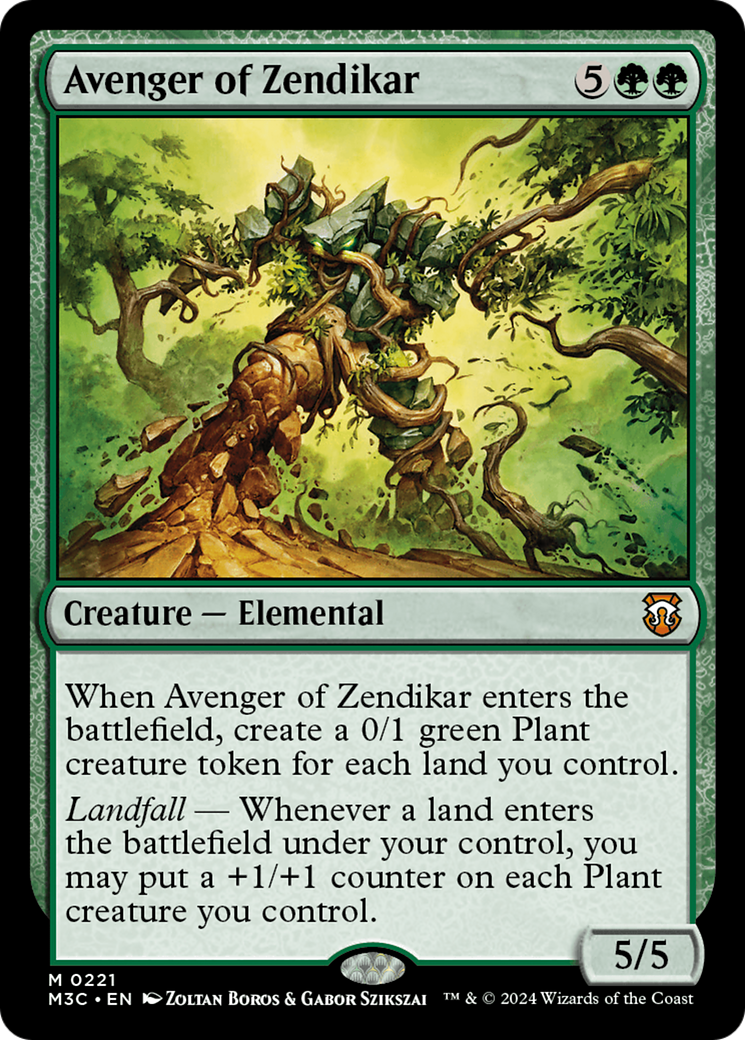 Avenger of Zendikar (Ripple Foil) [Modern Horizons 3 Commander] | Exor Games New Glasgow