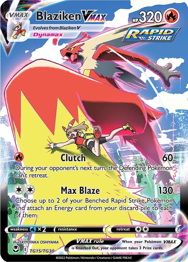 Blaziken VMAX (TG15/TG30) [Sword & Shield: Silver Tempest] | Exor Games New Glasgow