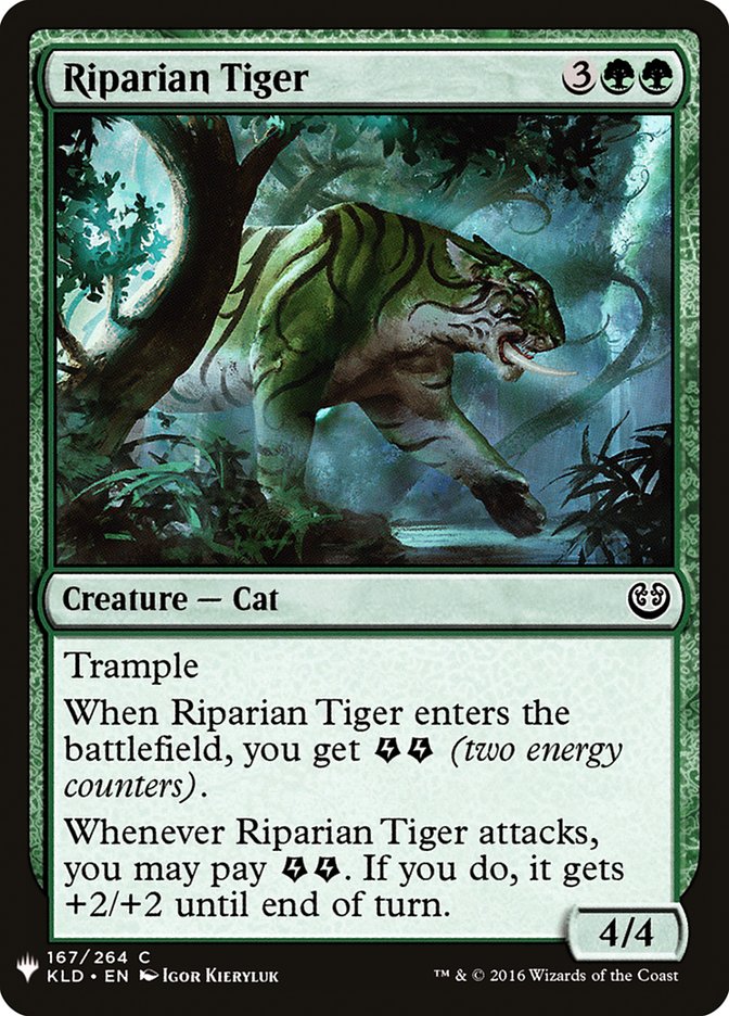 Riparian Tiger [Mystery Booster] | Exor Games New Glasgow