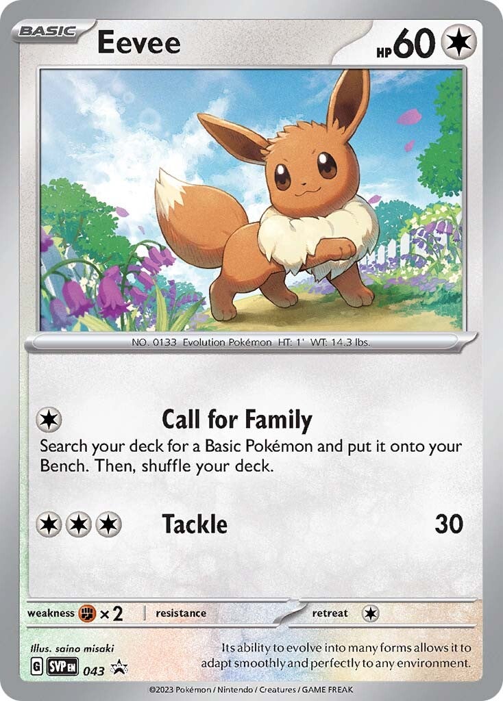 Eevee (043) [Scarlet & Violet: Black Star Promos] | Exor Games New Glasgow