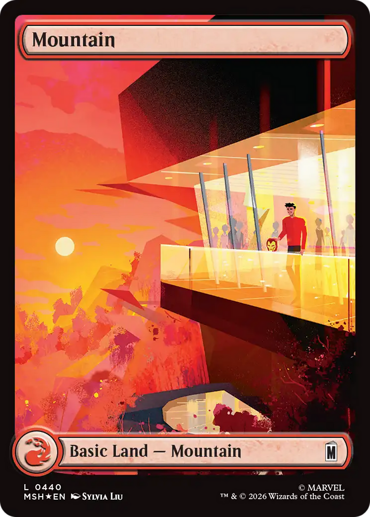 Mountain (0440) (Surge Foil) [Marvel Super Heroes] | Exor Games New Glasgow