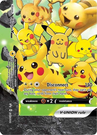 Pikachu V-UNION (SWSH141) (Celebrations) [Sword & Shield: Black Star Promos] | Exor Games New Glasgow