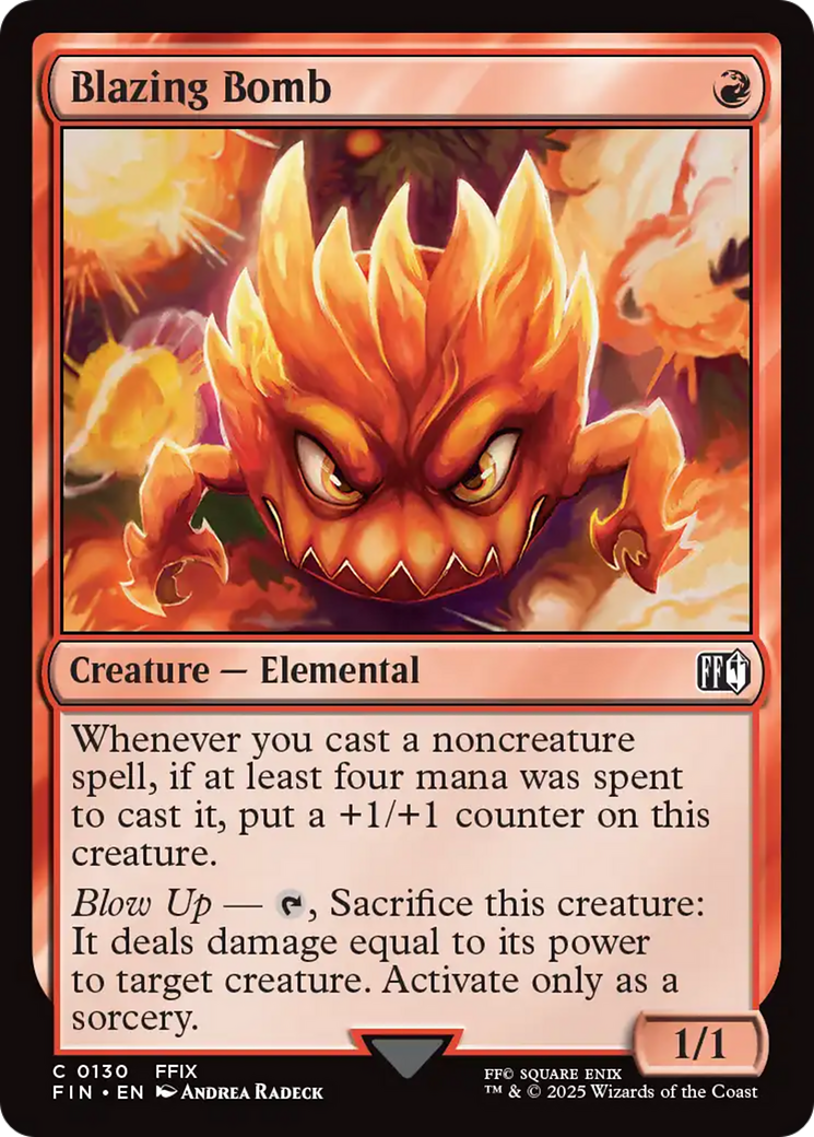 Blazing Bomb [FINAL FANTASY] | Exor Games New Glasgow