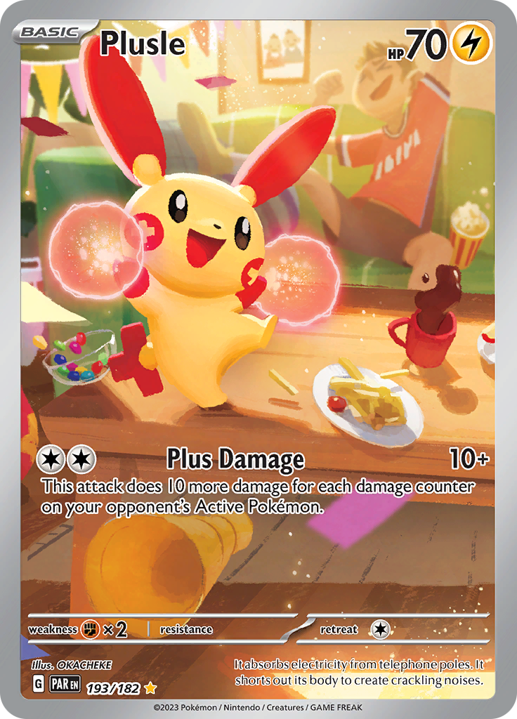 Plusle (193/182) [Scarlet & Violet: Paradox Rift] | Exor Games New Glasgow