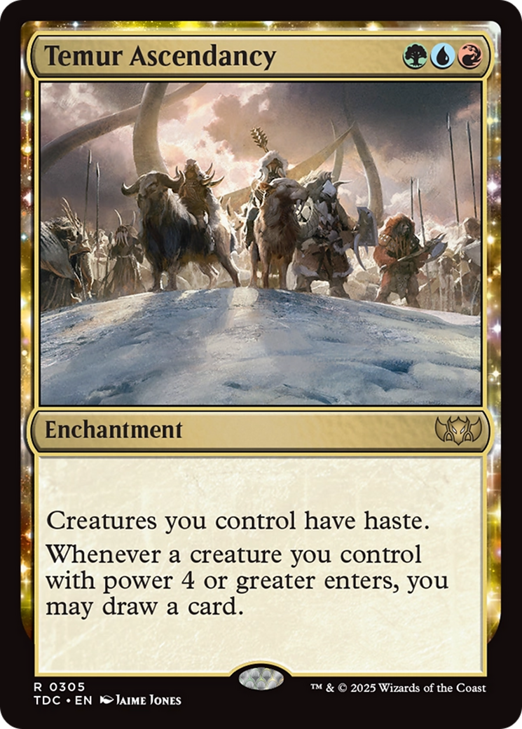 Temur Ascendancy [Tarkir: Dragonstorm Commander] | Exor Games New Glasgow