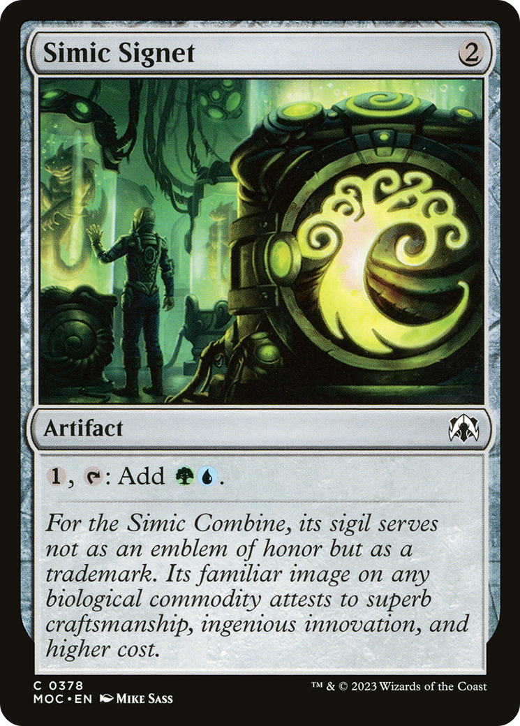 Simic Signet [March of the Machine Commander] | Exor Games New Glasgow