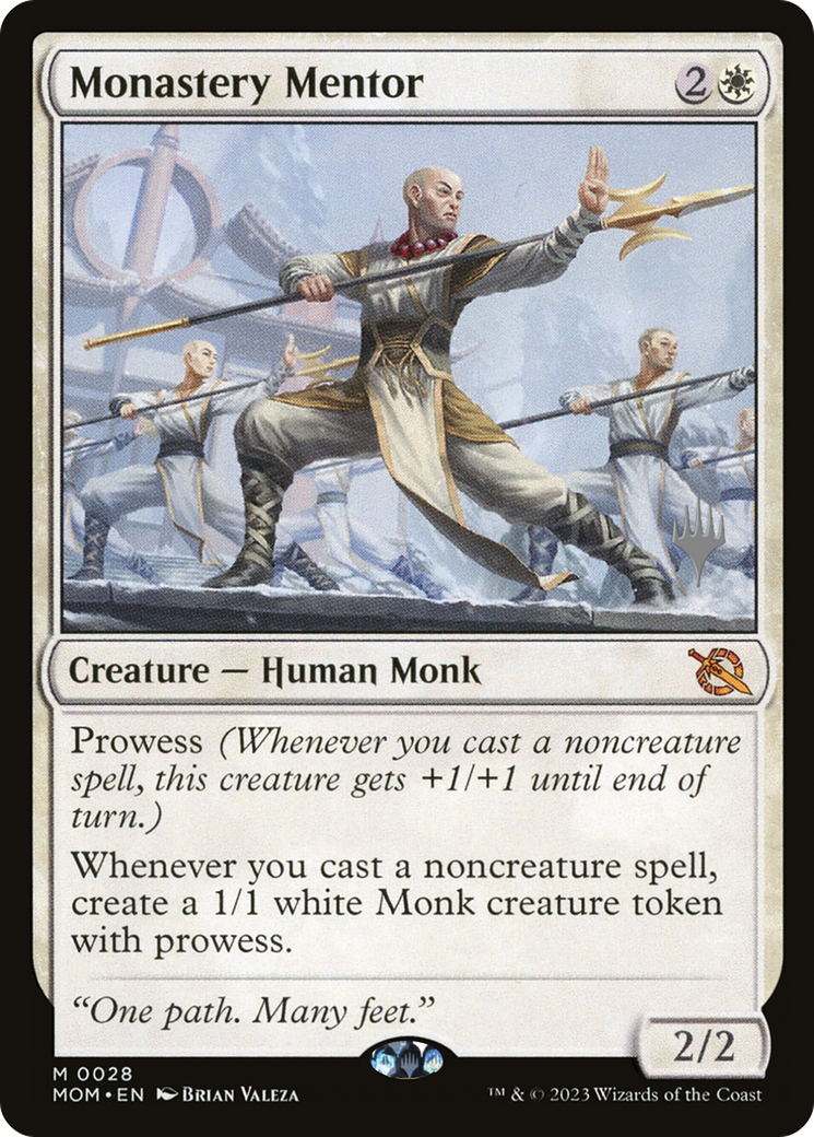 Monastery Mentor (Promo Pack) [March of the Machine Promos] | Exor Games New Glasgow