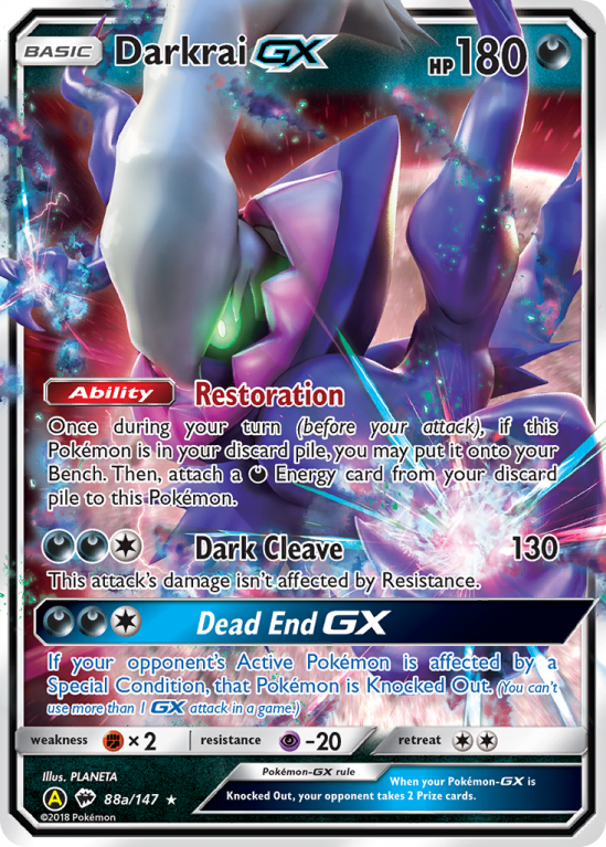 Darkrai GX (88a/147) [Alternate Art Promos] | Exor Games New Glasgow