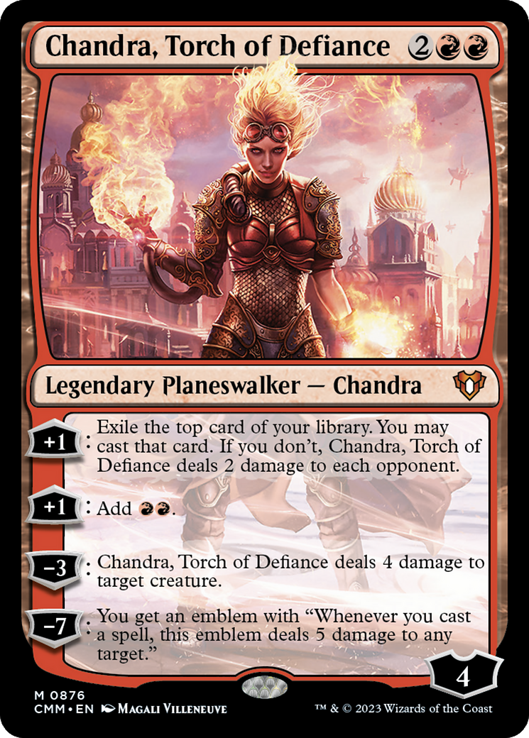 Chandra, Torch of Defiance [Commander Masters] | Exor Games New Glasgow