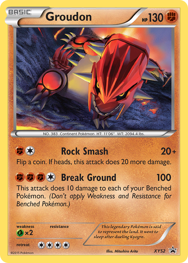 Groudon (XY52) [XY: Black Star Promos] | Exor Games New Glasgow