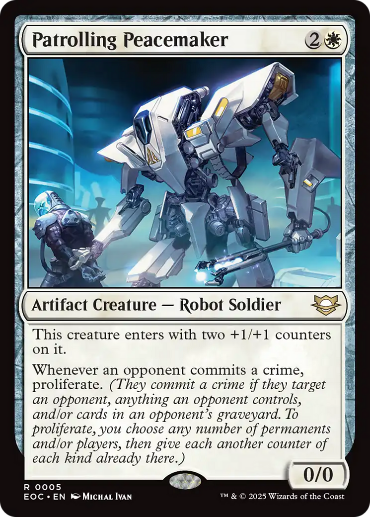 Patrolling Peacemaker [Edge of Eternities Commander] | Exor Games New Glasgow