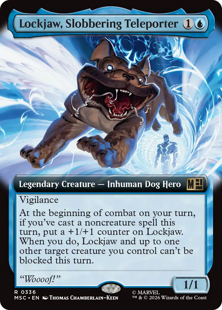 Lockjaw, Slobbering Teleporter (Extended Art) [Marvel Super Heroes Commander] | Exor Games New Glasgow