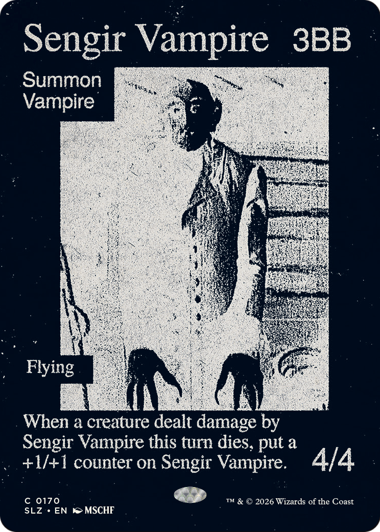 Sengir Vampire (0170) [Secret Lair x MSCHF: The Zeta Set] | Exor Games New Glasgow