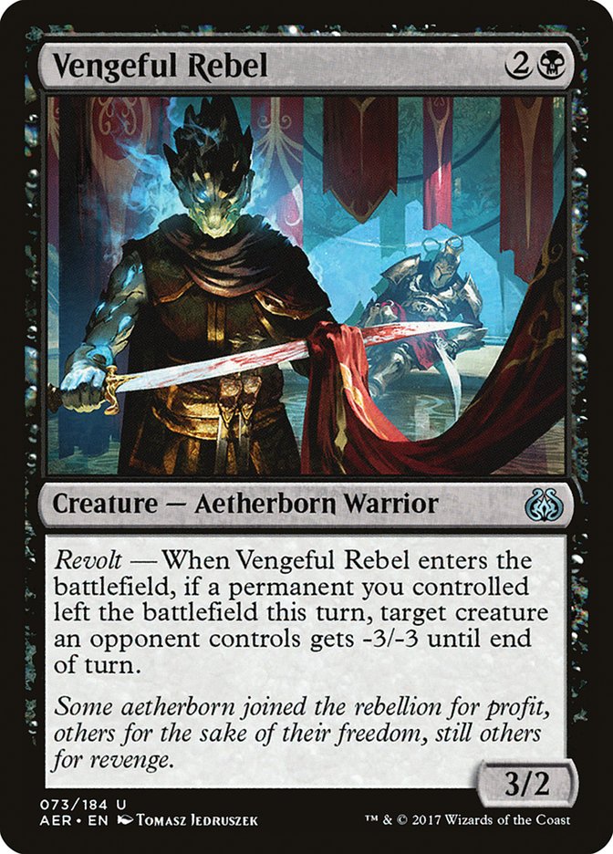Vengeful Rebel [Aether Revolt] | Exor Games New Glasgow