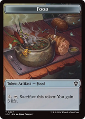 Elemental (0020) // Food Double-Sided Token [Secrets of Strixhaven Commander Tokens] | Exor Games New Glasgow
