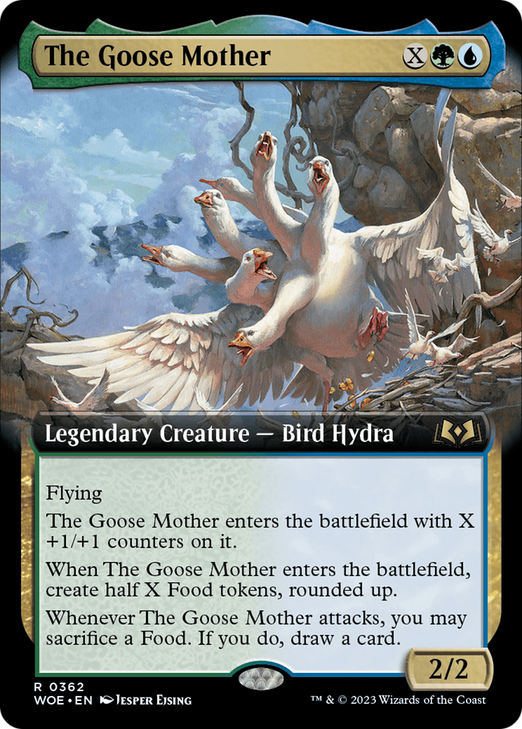 The Goose Mother (Extended Art) [Wilds of Eldraine] | Exor Games New Glasgow