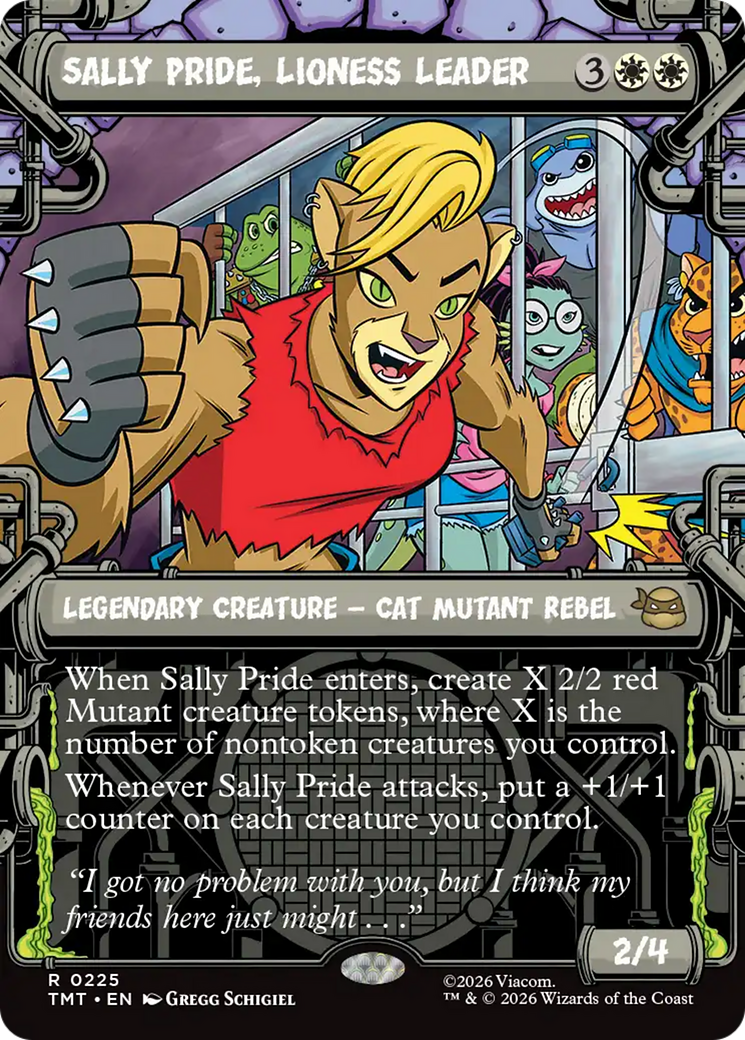 Sally Pride, Lioness Leader (Showcase) [Teenage Mutant Ninja Turtles] | Exor Games New Glasgow