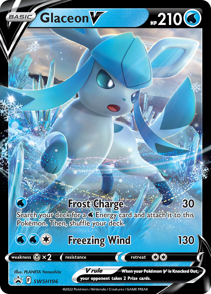 Glaceon V (SWSH196) [Sword & Shield: Black Star Promos] | Exor Games New Glasgow