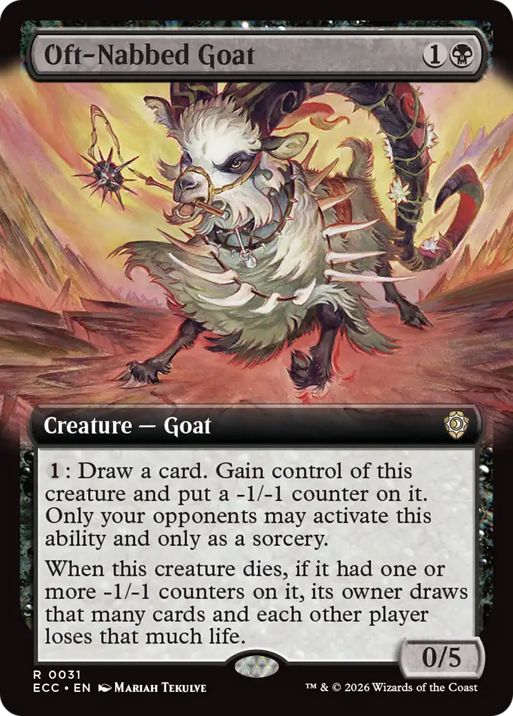 Oft-Nabbed Goat (Extended Art) [Lorwyn Eclipsed Commander] | Exor Games New Glasgow