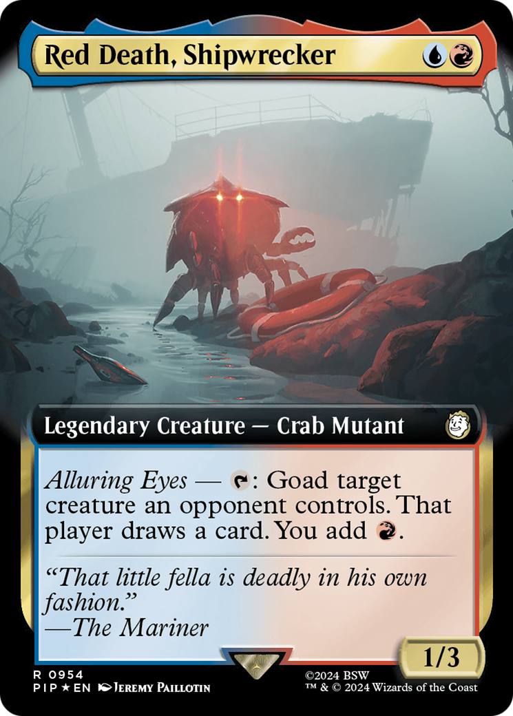 Red Death, Shipwrecker (Extended Art) (Surge Foil) [Fallout] | Exor Games New Glasgow