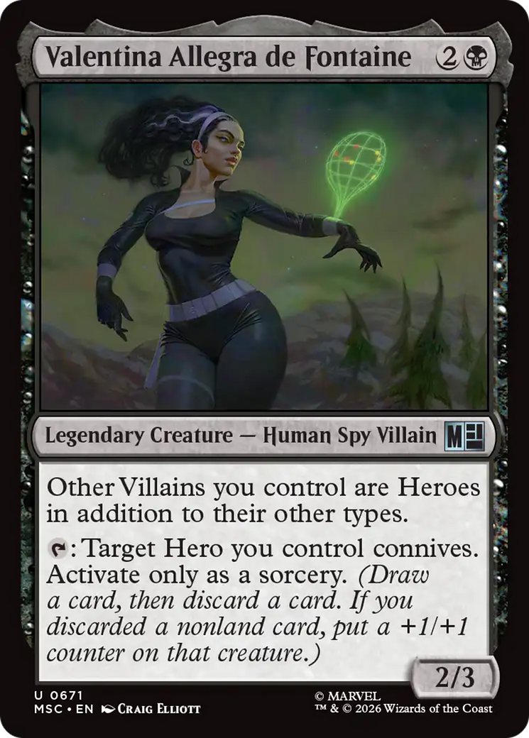 Valentina Allegra de Fontaine [Marvel Super Heroes Commander] | Exor Games New Glasgow