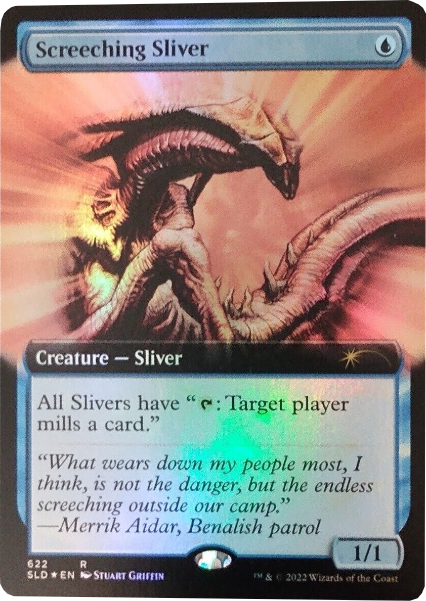 Screeching Sliver (Extended Art) [Secret Lair Drop Promos] | Exor Games New Glasgow