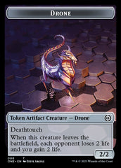 Drone Token [Phyrexia: All Will Be One Tokens] | Exor Games New Glasgow