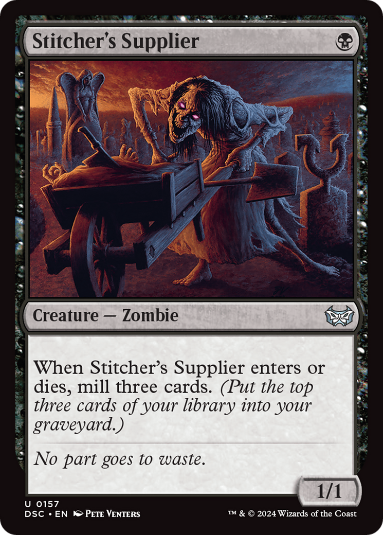 Stitcher's Supplier [Duskmourn: House of Horror Commander] | Exor Games New Glasgow