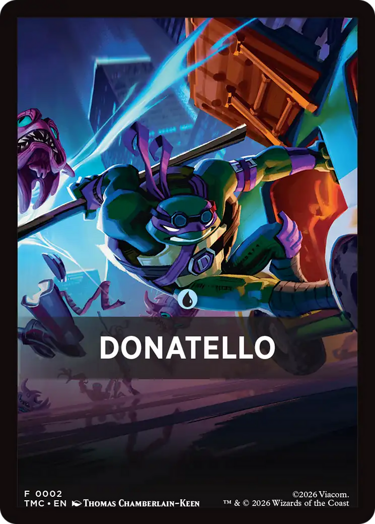 Donatello Theme Card [Teenage Mutant Ninja Turtles Commander Tokens] | Exor Games New Glasgow