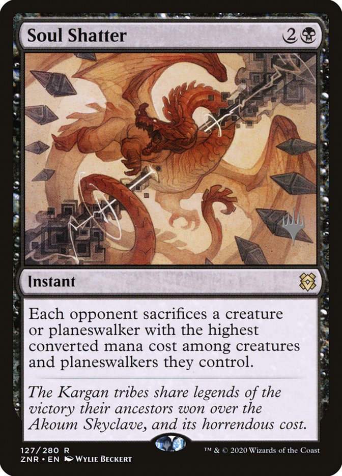 Soul Shatter (Promo Pack) [Zendikar Rising Promos] | Exor Games New Glasgow